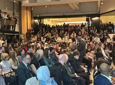 group picture of attendees at event 